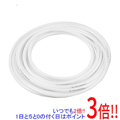 平日午前8時までにご注文・決済完了で提携倉庫より当日出荷いたします。なお、北海道・沖縄・離島の方は出荷まで2日〜7日かかります。予めご了承ください。ご注文・お支払い後は商品の手配を行いますのでのキャンセルはお受けできません。 代金引換のご注文はお受けできません。国内シェアーNO.1のSMC社製のチューブを採用しており、安心してご使用いただけます。空圧工具・空圧機器専用ポリウレタンチューブ。エアー用固定配管、機器配管、簡易配管に向いています。エアー配管に最適なポリウレタン樹脂製です。●サイズ：外径8mm×内径5mm。●長さ：5m。●最高使用圧力：0.8.MPa。●使用流体：空気。●使用温度：-5〜+60度。●最小曲げ半径：20mm。●適応管継手：ワンタッチ管継手。●色：ホワイト。●ポリウレタン樹脂。仕様範囲内でご使用下さい。傷や劣化したチューブは交換して下さい。チューブは最小曲げ半径以上で、余裕を持って使用して下さい。ねじれ、引張り、衝撃などが掛からないように配管して下さい。接続には、SK11チューブ管継手シリーズ(SMC社製)をご使用下さい。※返品についてはこちらをご覧ください。　