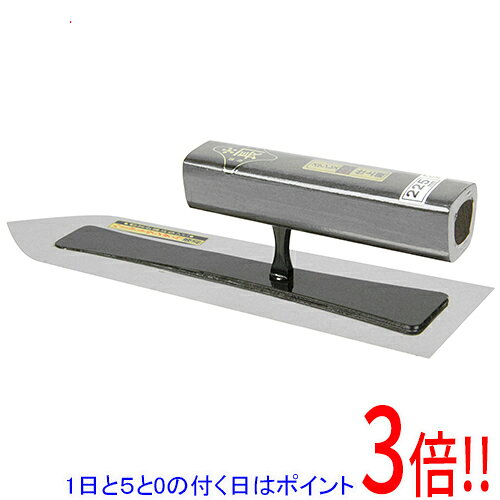 平日午前8時までにご注文・決済完了で提携倉庫より当日出荷いたします。なお、北海道・沖縄・離島の方は出荷まで2日〜7日かかります。予めご了承ください。ご注文・お支払い後は商品の手配を行いますのでのキャンセルはお受けできません。 代金引換のご注文はお受けできません。黒塗り角柄仕様で高級感があり、薄くてしなり、耐久性抜群の本職向け仕上げ鏝です。壁の仕上塗り用。ハードトランダム接着で、有機溶剤に対して耐久性があります。独自の背金形状により鏝板が常に一定して摩耗するため、長時間使用しても使い良さが変わりません。●サイズ：225mm。●板厚：03.mm。●黒塗り角柄。●ハードランダム接着。●柄：木。作業箇所にあったコテを使用ください。柄及びコテ身にガタツキがある場合は使用しないでください。作業が終わったらすぐに使った道具を水洗いして下さい。コテが傷む恐れがありますので、保管の際は本体上に重量物を乗せないで下さい。※返品についてはこちらをご覧ください。　