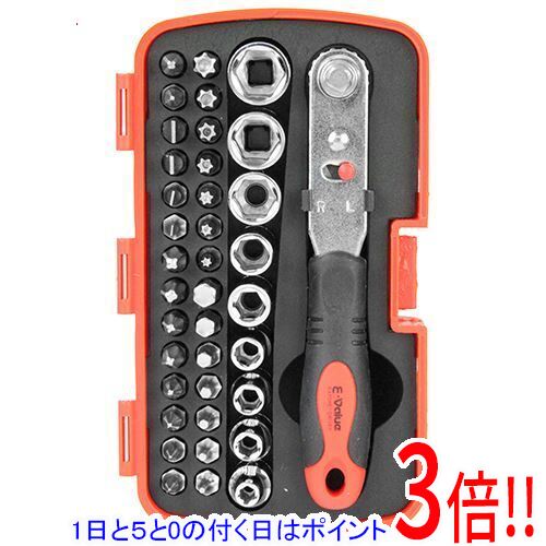 【1日と5.0のつく日、18日はポイント3倍！】E−Value ドライバー＆ビット・ソケット EMT-38C