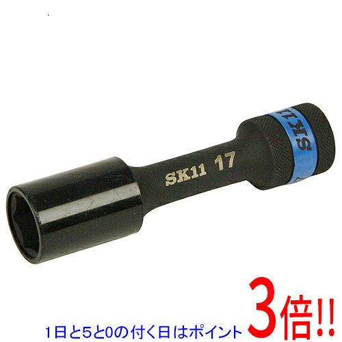 平日午前8時までにご注文・決済完了で提携倉庫より当日出荷いたします。なお、北海道・沖縄・離島の方は出荷まで2日〜7日かかります。予めご了承ください。ご注文・お支払い後は商品の手配を行いますのでのキャンセルはお受けできません。 代金引換のご注文はお受けできません。インパクトレンチ用のホイールナット着脱作業に適した仕様・設計です。六角ボルト・ナットの締付け、緩め作業。着脱可能な樹脂製プロテクター付きで、ホイールの傷付きを防止します。ローレット加工付きで、初めのナット取り付け時の手回し作業をサポートします。薄肉設計でナット穴の狭いアルミホイールにも対応します。樹脂性クッション付きで、メッキナットや塗装ナットの傷付きを防止します。一目でサイズの確認が出来るようにサイズごとに色分けをしています。●差込角：12.7mm(1/2インチ)。●全長：110mm。●二面幅：17mm。●先端外径(樹脂製プロテクター未装着時)：23.7mm。●先端外径(樹脂製プロテクター装着時)：25.7mm。※返品についてはこちらをご覧ください。　