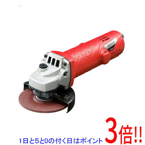 メーカー受発注によりご注文後のキャンセルはお受けできません。金属やレンガの切断に適した扱いやすいディスクグラインダーです。溶接面の研削・仕上げ・サビ取り、鉄等のバリ取り・サビ取り・仕上げ、切断。低いギヤヘッドで狭い箇所に入りやすく効率よく作業が可能です。握りやすい細径56mmと疲れにくい軽量ボディです。別販売品の集じんカバーセットと集じんホースで集じん機に接続すると粉じんの少ない作業が可能です。●握り径：56mm。●砥石径：外径100mm×厚さ4mm×内径15mm。●回転数：11000min-1。●電源：単相100V。●消費電力：600W。●コード：2m。●電流：6.3A。●品名コード：623853A。●ハウジング：PA。●ギヤケース：アルミ。●電源コード：PVC。●砥石(外径100mm/36番)×1・カニ目スパナ×1。取扱説明書をお読みの上、正しくお使いください。研削・研磨・ワイヤブラシ研磨・仕上研磨・切断以外の作業は行わないでください。フェイスシールド・安全ゴーグル・保護メガネ・防じんマスク・耳栓(イヤーマフ)・手袋・作業用エプロンなどの安全保護具を着用してください。使用電源は必ず銘板に表示してある電圧で使用して下さい。上向き(定置形)にして使用しないでください。先端工具でコードを切断しないように注意してください。※返品についてはこちらをご覧ください。　