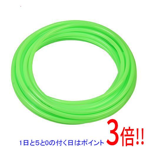 平日午前8時までにご注文・決済完了で提携倉庫より当日出荷いたします。なお、北海道・沖縄・離島の方は出荷まで2日〜7日かかります。予めご了承ください。ご注文・お支払い後は商品の手配を行いますのでのキャンセルはお受けできません。 代金引換のご注文はお受けできません。国内シェアーNO.1のSMC社製のチューブを採用しており、安心してご使用いただけます。空圧工具・空圧機器専用ポリウレタンチューブ。エアー用固定配管、機器配管、簡易配管に向いています。エアー配管に最適なポリウレタン樹脂製です。●サイズ：外径10mm×内径6.5mm。●長さ：5m。●最高使用圧力：0.8.MPa。●使用流体：空気。●使用温度：-5〜+60度。●最小曲げ半径：27mm。●適応管継手：ワンタッチ管継手。●色：ネオングリーン。●ポリウレタン樹脂。仕様範囲内でご使用下さい。傷や劣化したチューブは交換して下さい。チューブは最小曲げ半径以上で、余裕を持って使用して下さい。ねじれ、引張り、衝撃などが掛からないように配管して下さい。接続には、SK11チューブ管継手シリーズ(SMC社製)をご使用下さい。※返品についてはこちらをご覧ください。　