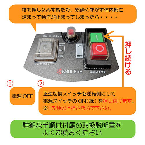 [受発注]京セラ(リョービ) ガーデンシュレッダー GS-2020 669050A