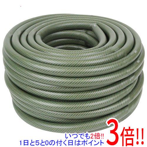 平日午前8時までにご注文・決済完了で提携倉庫より当日出荷いたします。なお、北海道・沖縄・離島の方は出荷まで2日〜7日かかります。予めご了承ください。ご注文・お支払い後は商品の手配を行いますのでのキャンセルはお受けできません。 代金引換のご注文はお受けできません。お庭の景観を損なわない、おしゃれカラーです。水まき・掃除・洗車など多用途対応の散水ホース。べたつきにくい特殊加工で、サラッと快適に作業できます。安心・安全の日本製です。光を透しにくく藻の発生を防ぎ、ホースの詰りを解消します。耐圧糸入りなのでストップ付ノズルにも装着・使用可能です。季節を問わず柔軟性に富み、耐候性・耐久性に優れた耐圧散水ホースです。●色：オリーブ。●ホース内径：15mm。●ホース外径：20mm。●ホース長さ：30m。●PVC。●ポリエステル糸。※返品についてはこちらをご覧ください。　