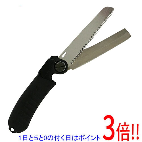 平日午前8時までにご注文・決済完了で提携倉庫より当日出荷いたします。なお、北海道・沖縄・離島の方は出荷まで2日〜7日かかります。予めご了承ください。ご注文・お支払い後は商品の手配を行いますのでのキャンセルはお受けできません。 代金引換のご注文はお受けできません。アウトドアなどに便利な小型ナタと小型ノコの2丁刃仕様です。薪割りや剪定作業に。ちょっとした薪割り作業や、剪定作業に便利なポケットサイズです。折りたたみ時のサイズが150mmx60mmで、ポケットやリュックへの収納・携帯にも便利です。ねじ一本で交換できる簡単な交換方式です。●生木切断目安：約60mm(ノコ刃)。●板厚：0.9mm(ナタ刃)。●ナイフ：ステンレス(SUS420)。●ハンドル部：TPR樹脂。※返品についてはこちらをご覧ください。　