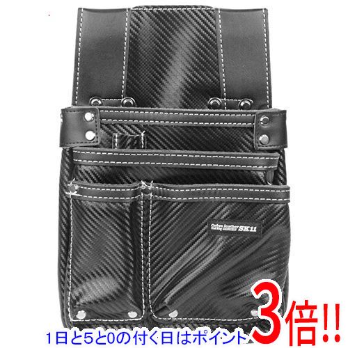 樂天商城 - 【1日と5.0のつく日、18日はポイント3倍！】SK11 カーボンレザー釘袋 SK-CLKブラック