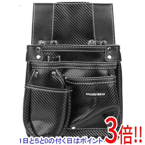 樂天商城 - 【1日と5.0のつく日、18日はポイント3倍！】SK11 カーボンレザー釘袋 SK-CLK-SPブラック