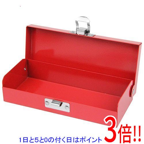 平日午前8時までにご注文・決済完了で提携倉庫より当日出荷いたします。なお、北海道・沖縄・離島の方は出荷まで2日〜7日かかります。予めご了承ください。ご注文・お支払い後は商品の手配を行いますのでのキャンセルはお受けできません。 代金引換のご注文はお受けできません。あらゆる小物や部品の収納・整理に便利なケースです。道具・工具・小物類の収納保管。ハードな使用に耐えるスチール製です。●サイズ：157×70×36mm。●材料厚み：約0.7mm。本体を持ち上げる際にバックルが確実にロックされている事を確認下さい。バックルのロックが不完全なまま持ち上げますと、破損・ケガの恐れがあり危険です。精密機器等の収納時は、取扱に十分にご注意ください。※返品についてはこちらをご覧ください。　