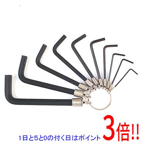 【1日と5.0のつく日、18日はポイント3倍！】SK11 六角棒レンチセット 10本組 NO.4 インチ(4.0)