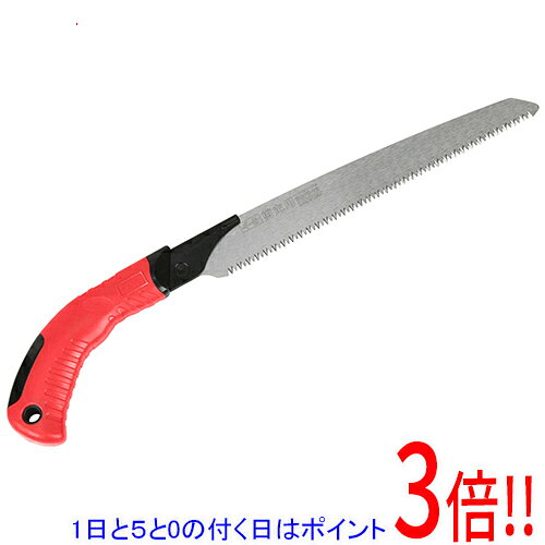 平日午前8時までにご注文・決済完了で提携倉庫より当日出荷いたします。なお、北海道・沖縄・離島の方は出荷まで2日〜7日かかります。予めご了承ください。ご注文・お支払い後は商品の手配を行いますのでのキャンセルはお受けできません。 代金引換のご注文はお受けできません。作業に便利な鞘付&替刃式剪定鋸です。剪定作業用。ベルト通し付樹脂製鞘で収納、持ち運びに便利です。柄ラストマー樹脂グリップで滑りにくく衝撃を吸収します。高硬度全身焼入刃を採用しています。経済的な替刃式です。●剪定目(10枚目)。●最適切断目安：約120mm。●高硬度全身焼入刃。●刃部：刃物鋼。●グリップ：エラストマー樹脂。本来の用途以外では使用しないでください。※返品についてはこちらをご覧ください。　