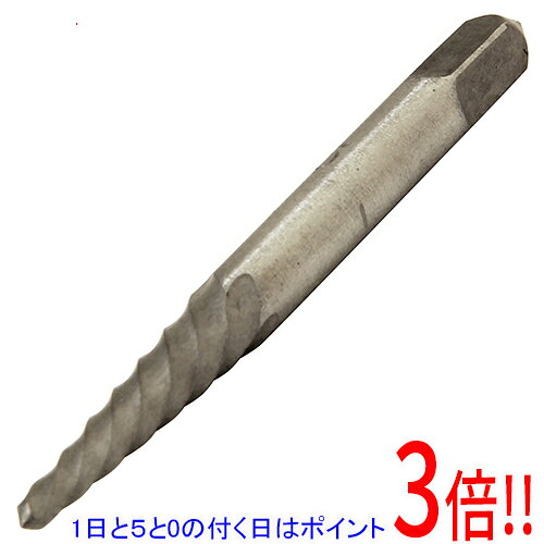 平日午前8時までにご注文・決済完了で提携倉庫より当日出荷いたします。なお、北海道・沖縄・離島の方は出荷まで2日〜7日かかります。予めご了承ください。ご注文・お支払い後は商品の手配を行いますのでのキャンセルはお受けできません。 代金引換のご注文はお受けできません。ネジ穴をいためず、簡単に抜き取れます。折れこんだボルト抜き作業。ネジ穴の中に折れて、頭の取れたボルトやパイプ等を手動、電動で簡単に抜くことが出来ます。●適応ボルト：8.0〜11.0mm(5/16〜7/16インチ)。●下穴ドリル：4.0mm。●SK材。加工物は必ずバイス等で固定してください。刃部をもっての加工は絶対にしないでください。ハンドルをハンマーで叩いたりしないでください。※返品についてはこちらをご覧ください。　
