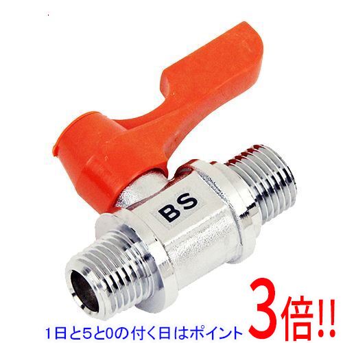 平日午前8時までにご注文・決済完了で提携倉庫より当日出荷いたします。なお、北海道・沖縄・離島の方は出荷まで2日〜7日かかります。予めご了承ください。ご注文・お支払い後は商品の手配を行いますのでのキャンセルはお受けできません。 代金引換のご注文はお受けできません。コンパクトなPCハンドルです。エアー配管継手。取付け場所によって、ハンドルの角度を替える事が出来ます。両側おねじタイプです。腐食しにくいクロームメッキ仕上げです。●接続ねじ：おねじPT1/4・おねじPF1/4。●適用流体：空気。●真鍮。※返品についてはこちらをご覧ください。　