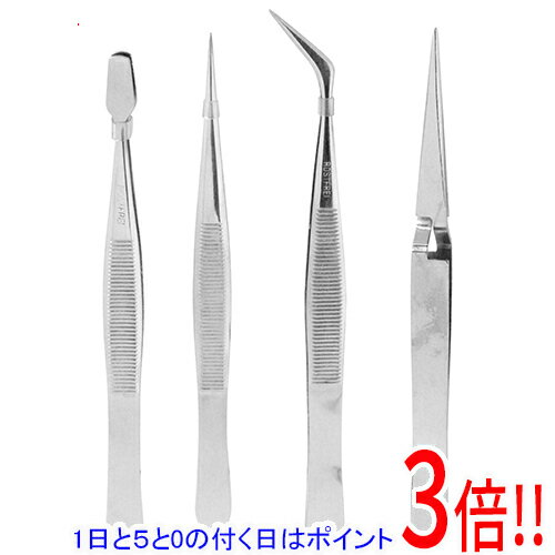 Rakuten - E-Value ステンレスピンセット 4本組 EHP-4SN