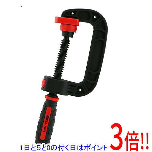 平日午前8時までにご注文・決済完了で提携倉庫より当日出荷いたします。なお、北海道・沖縄・離島の方は出荷まで2日〜7日かかります。予めご了承ください。ご注文・お支払い後は商品の手配を行いますのでのキャンセルはお受けできません。 代金引換のご注文はお受けできません。ナイロンファイバー樹脂製で軽量・強靭です。木工作業(加工材の仮組・固定、接着・切断時の固定、治具の固定)。手に優しく力が掛けやすい2重成型ソフトグリップです。クイックボタンで素早い口幅調整が可能です。●最大口開き：75mm。●ふところ深さ：50mm。●最大締付力：50kg。●本体：ナイロンファイバー。※返品についてはこちらをご覧ください。　