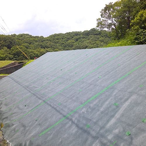 [受発注]セフティ-3 高密度不織布防草シート 無緑 1X20M
