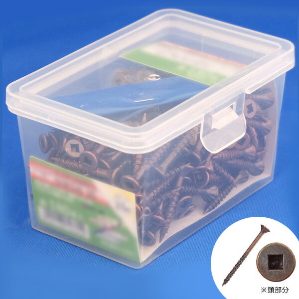 木ビス フレキ 4.8×50 (146本入り) ブロンズ 四角穴3番 NWDS50 SUS(18-8)304 【代引不可】 北海道・沖..