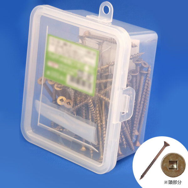 木ビス フレキ 4.4×50 (147本入り) ブロンズ 四角穴2番 WD50 【代引不可】 北海道・沖縄・離島配送不可