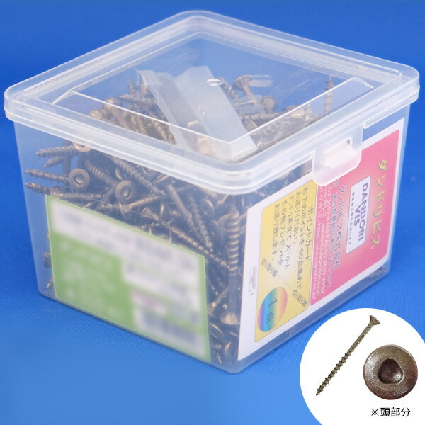 木ビス フレキ 4.2×37 (400本入り) ブロンズ 三角穴2番 WDMU37 【代引不可】 北海道・沖縄・離島配送不可