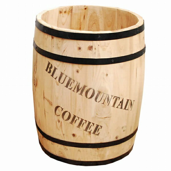 プランターカバー鉢カバー木製樽型コ...