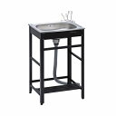 ガーデンシンク 流し台 屋外 水切り 簡単設置 庭 ガーデニング アルミ流し台50 AND-50N