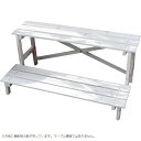 フラワースタンド 木製 幅80cm 2段 ホワイト (JSFS2-800WH) 花台 ※北海道+3000円 【代引不可】