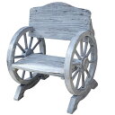 ベンチ 木製 車輪ベンチ 幅65cm ホワイト (WB-650WHT) ガーデンベンチ ※北海道+3000円 【代引不可】