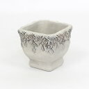 植木鉢 2個セット バロックポットスクエアS (1957) 幅14cm 高さ13cm ※北海道・沖縄・離島配送不可