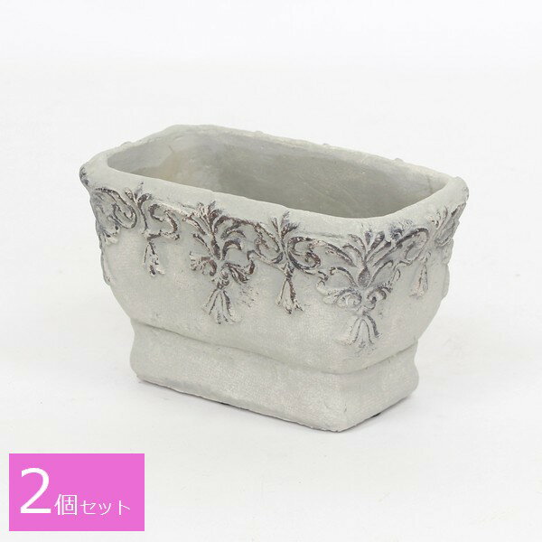 プランター鉢2個セットバロックポッ...
