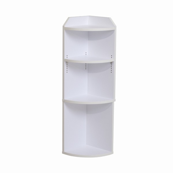 カウンター下収納 コーナー ホワイト色 yhk-0207-WH 幅22×奥行22×高さ80cm キッチン 収納 新生活 ※沖縄..