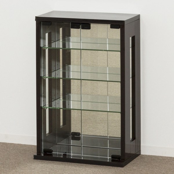 卓上コレクションケース 縦型 W40 ダークブラウン (27061) クロシオ コレクションボード ※北海道・沖縄・離島配送不可 推し活 ディスプレイ 【代引不可】