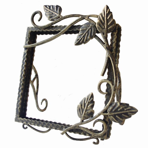 ステンドグラス専用アイアンフレーム 置き型 『ピュアスタンド』 SH-D用 (PSD-01) アンティークゴールド 枠 ※代引不可 【沖縄・離島配送不可】【代引不可】