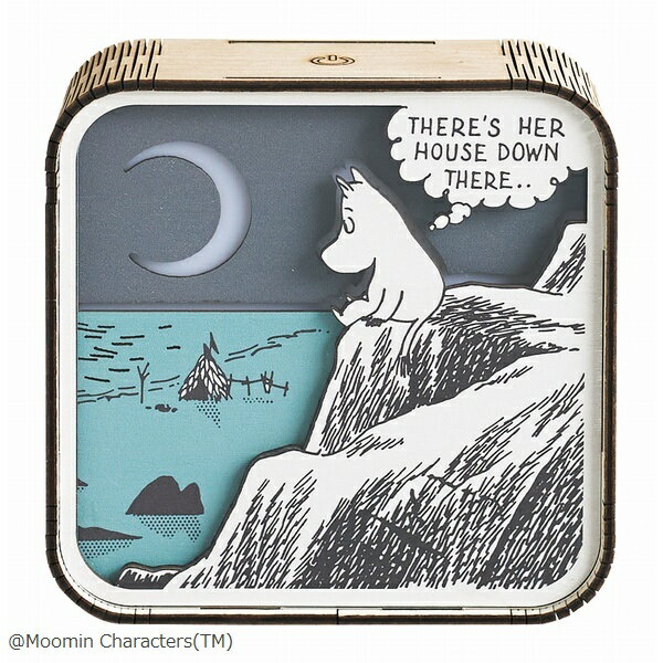 ウッドルームライト（ムーミン） (M25-0001) ※北海道・沖縄・離島配送不可 【代引不可】