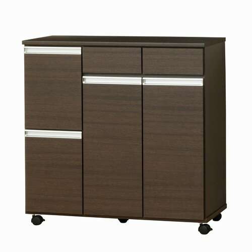 ゴミ箱 分別 クロシオ ダイニングダストボックス 4D ブラウン (23715) ※北海道・沖縄・離島送料別途見積【代引不可】 [2]