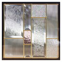 ステンドグラス (SH-E10) 300×300×18mm デザイン ピュアグラス (約3kg) ※メーカー在庫限り ※代引不可 【沖縄・離島配送不可】【代引不...