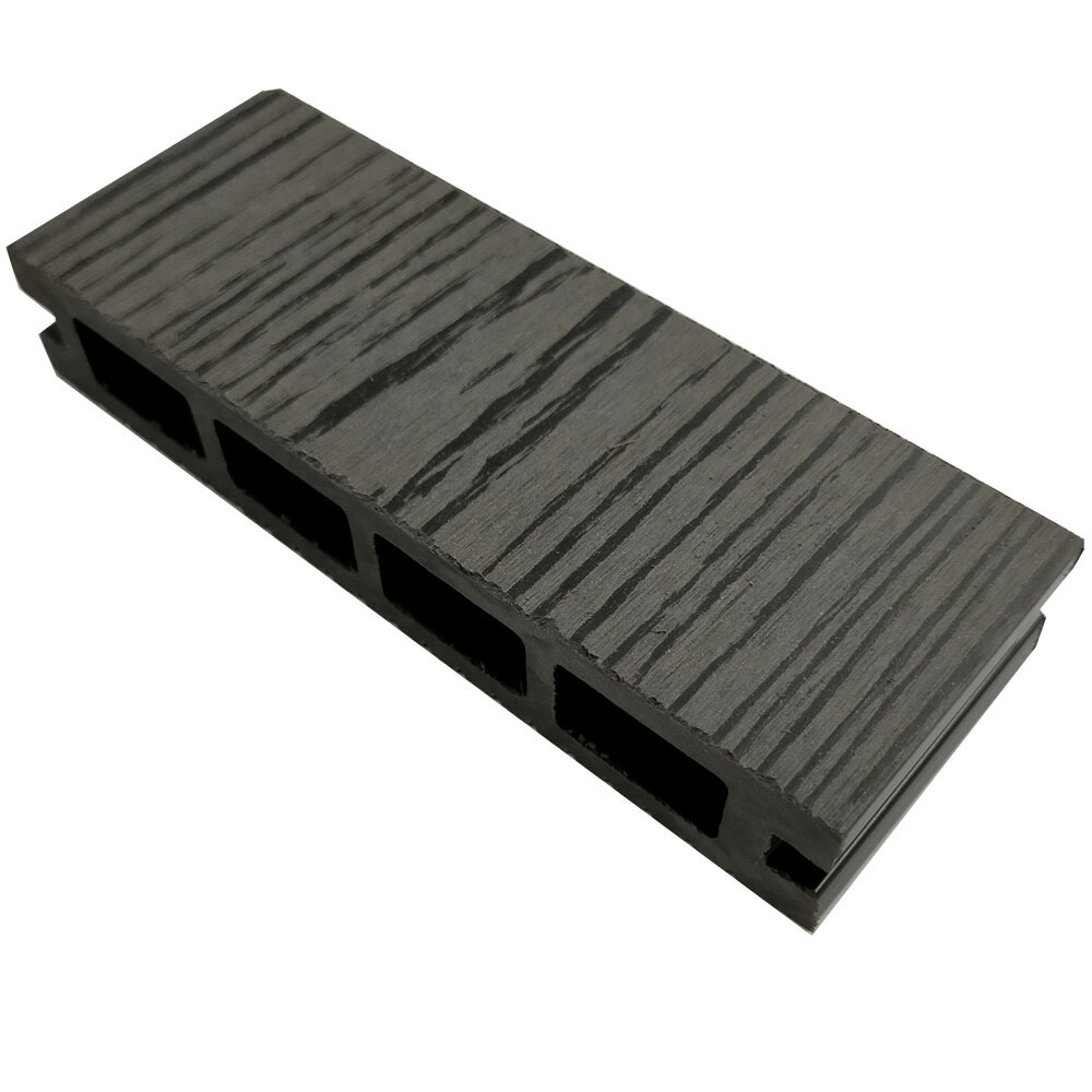 ウッドデッキ 人工木材 サンプル オーロラデッキ 25×140×50mm グレー 床板 板材 人工木 樹脂デッキ （お一人様一点限り）