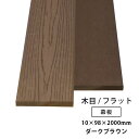【6/27 1:59迄5%クーポン】【送料無料】【単品】ウッドデッキ 人工木 (幅狭) アドバンス3/オーロラ2 共通 幕板 (木目/フラット) 10×98×2...