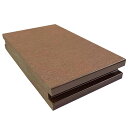 ウッドデッキ 人工木 サンプル アドバンスデッキ2 【無垢】 床材(ライトブラウン) 25×140×50 (お一人様一点限り)
