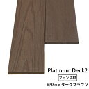 【6/27 1:59迄5%クーポン】【送料無料】【単品】ウッドフェンス 人工木 高耐候プラチナデッキ2 フェンス材(幅狭)両面木目調 10×98×2000mm ...