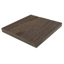 人工木 プラチナデッキ2幕板/フェンス材サンプル(ダークブラウン) 10×98×100mm 【お一人様一点限り】