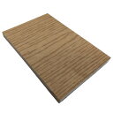 【人工木 アドバンス3/オーロラ2共通】 (幅広) 幕板/フェンス材サンプル(ライトブラウン) 10×145×100mm 【お一人様一点限り】