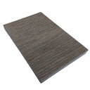 【人工木 アドバンス3/オーロラ2共通】 (幅広) 幕板/フェンス材サンプル(ダークブラウン) 10×145×100mm 【お一人様一点限り】