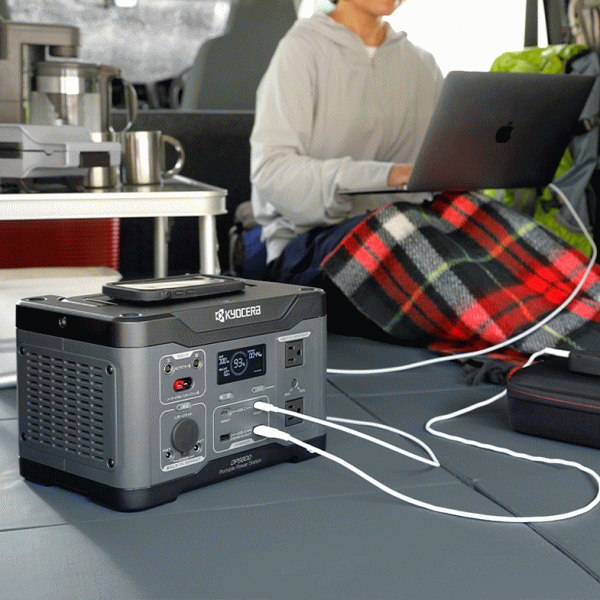 京セラ ポータブル電源 DPS600【出力600w　容量509.6Wh】純正弦波（インバーター）...