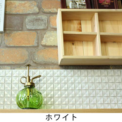 DIYタイル公式 【ショコラ　1枚　ふしぎなシール】 DIY おしゃれ 簡単DIY リフォーム タイルシート タイルシール モザイクタイル 貼るだけ簡単リメイク キッチン 水回り 玄関に 耐熱 耐水 目地付き DIYタイル diy-tile-10000129 DIYタイル サンプル画像3