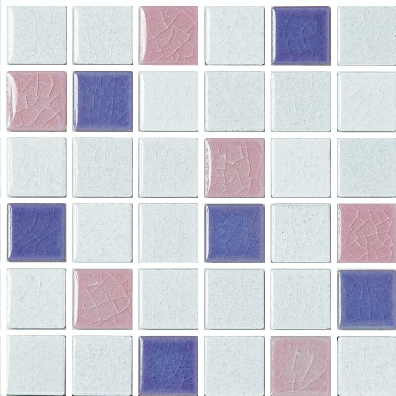 タイル【ピンキーMIX 40枚 ふつうのシール】タイルシール タイルシート モザイクタイル 貼るだけ簡単リメイク キッチン 水回り 玄関に 耐熱 耐水 目地付き...