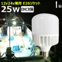 ノイズ対策 LED電球 白カバー 25W 25w 漁船 led ライト 24v 電球 12v 船舶用 LED 電球 マリンランプ交換 LED防水電球 エンジンル...
