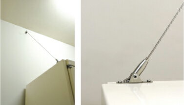 家具 転倒防止 ワイヤー セット ARH-TC01 【メーカー直送品】 ARAKAWA 地震対策