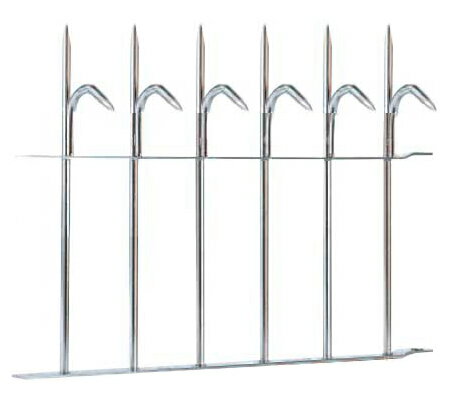 防犯 フェンス 忍び返し 【高さ34cm幅50cm】 スチール製 ミニフェンス 屋外