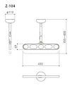 川口技研　ホスクリーン Z-104（1セット：2本入）ダークブロンズ色 2