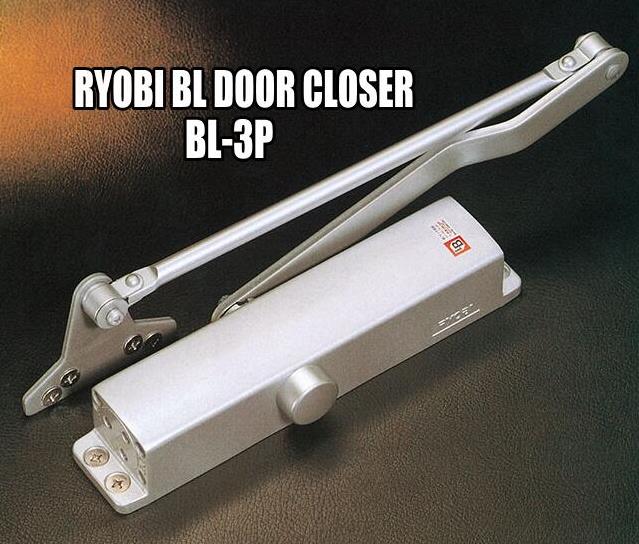 RYOBI　ドアクローザー1型　BL-3P　シルバー色　ストップ無し　リョービ　※北海道・沖縄県・離島へのお届けの場合、送料が別途【1,500円】必要です。