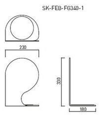 消火器ボックス　SK-FEB-FG340-1